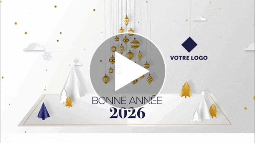 Cartes de voeux virtuelles premium