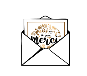 Carte de vœux papier personnalisable