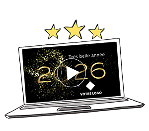 Vidéo vœux personnalisée Premium